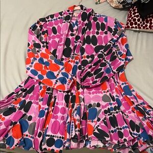 RHODE Multicolor Polka Dot Dress